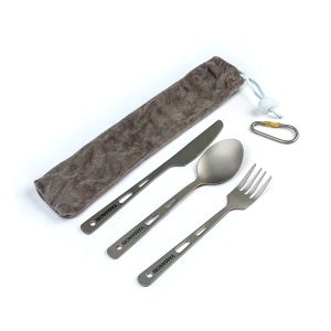 Набор титановых столовых приборов  Yamanobi KARU Hashi